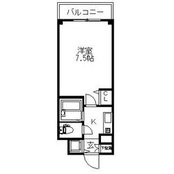 コスモス天神の物件間取画像